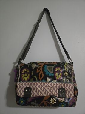 Fossil Multicolor Floral Pattern Women’s Messenger Bag
